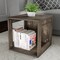 Modular Cube Accent Table Stackable Mdf Wood Open Sides Contemporary Design 15.75"